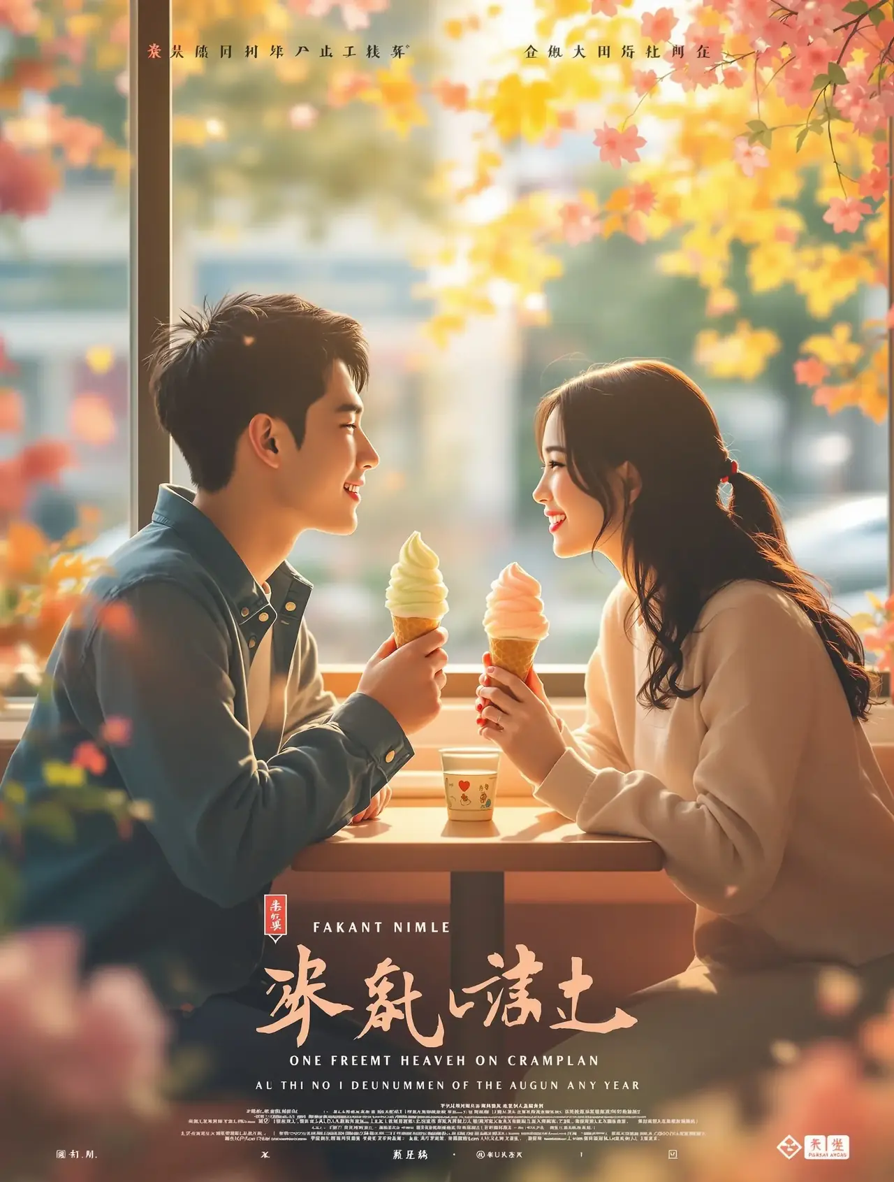 黄豆短剧 一吻定情的夏天 短剧封面